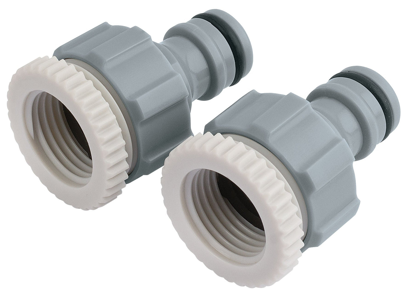 Draper 25907 Twin Pack of Tap Connectors (1/2" and 3/4")