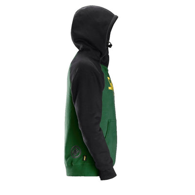 Snickers 2889 AllRoundWork Logo Hoodie, Forest Green/Black