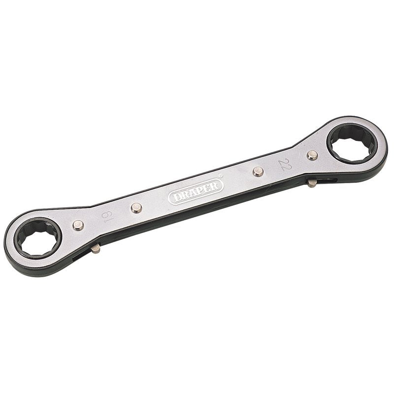 Draper 31997 19 x 22mm Ratchet Ring Spanner