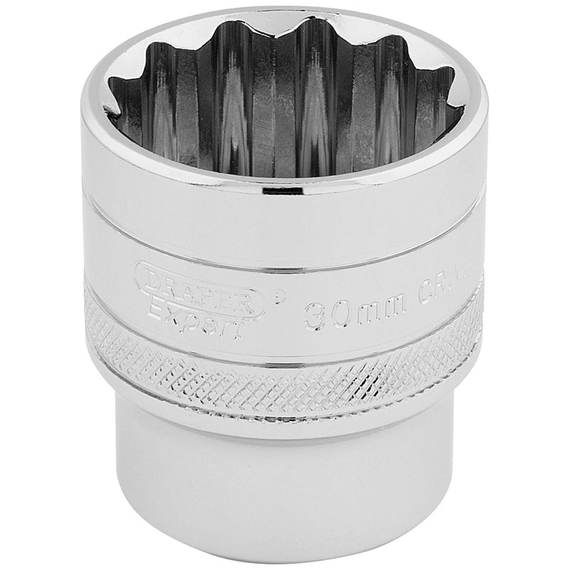 Draper 33586 30mm 12 Point Socket 1/2" Square Drive