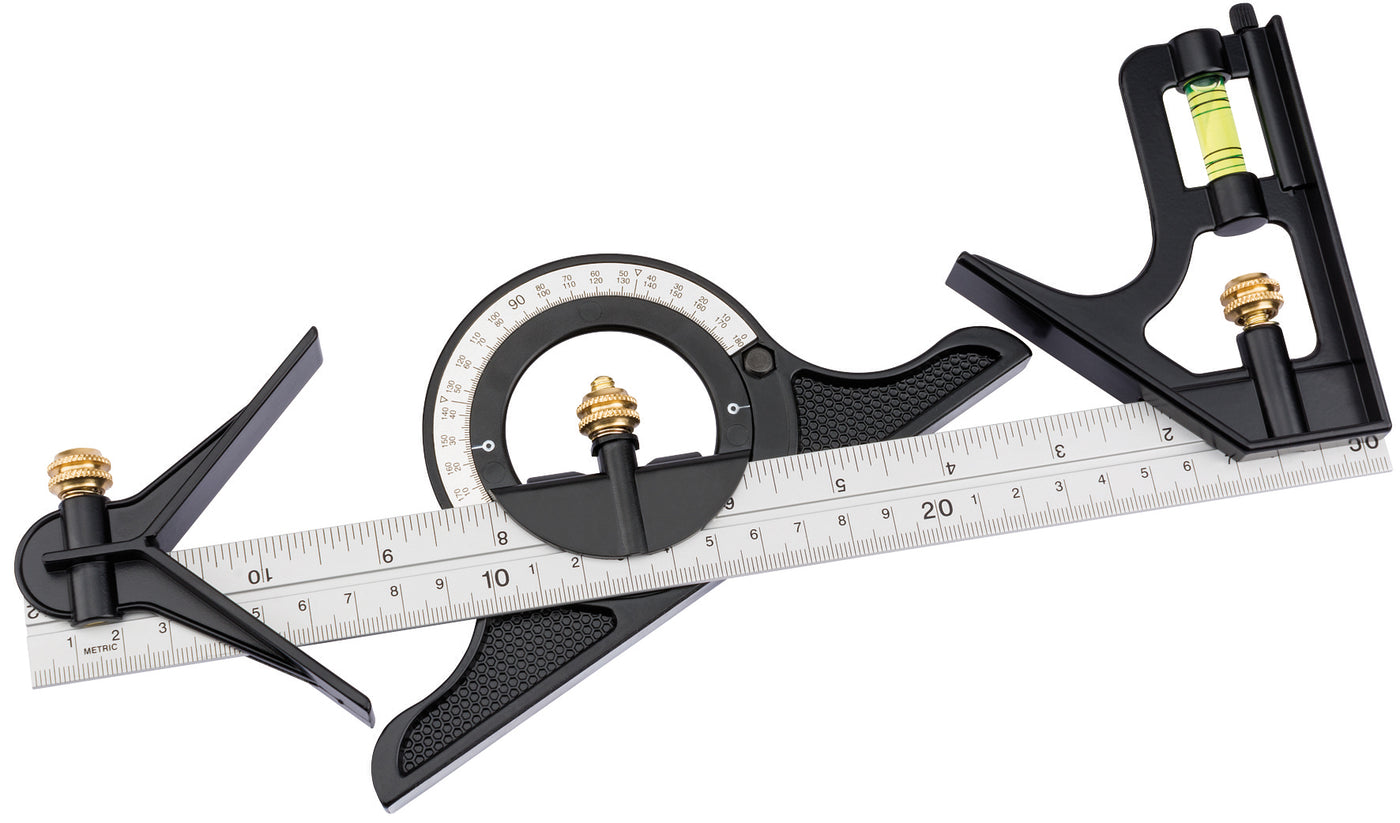 Draper 34704 Combination Square with Centre Head and Protractor