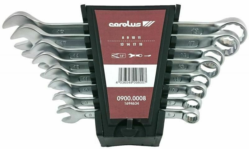 Gedore Carolus 1694634 Combination Spanner Set 8 Pcs 8-19 mm
