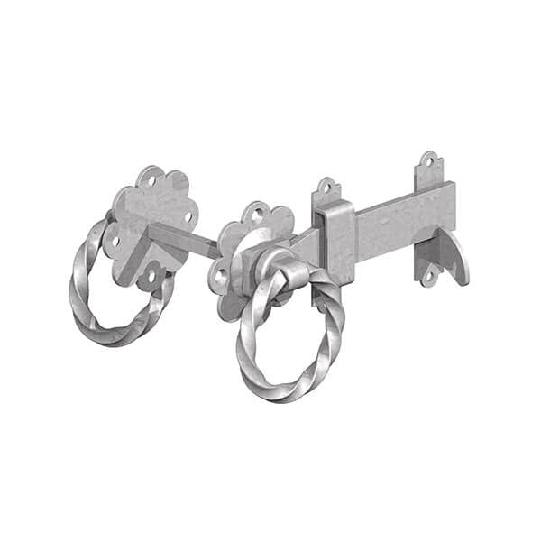 Birkdale 5241501 GATEMATE Twisted Ring Gate Latch Galvanised 6"