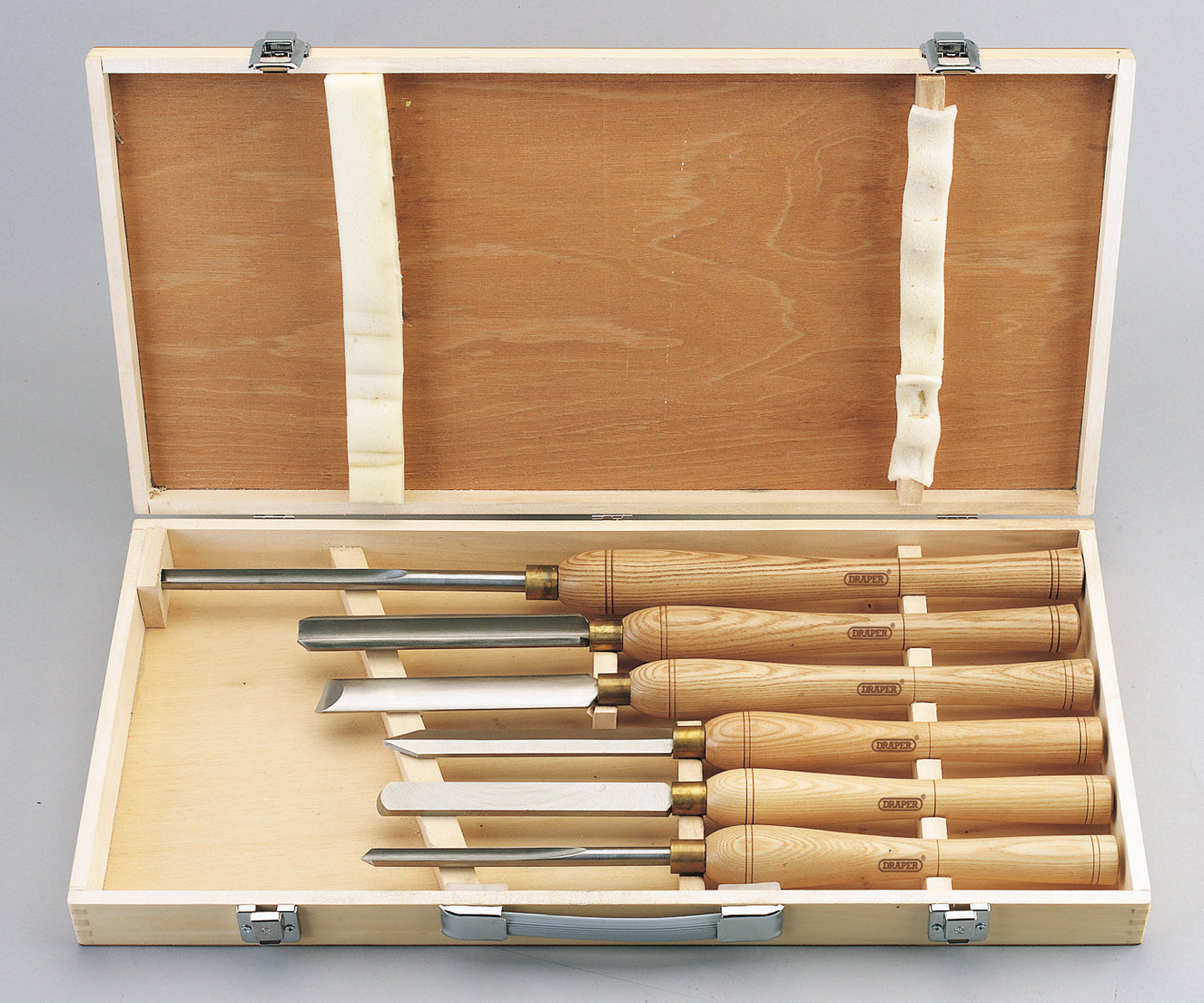 Draper 58697 HSS Woodturning Chisel Set (6 Piece)