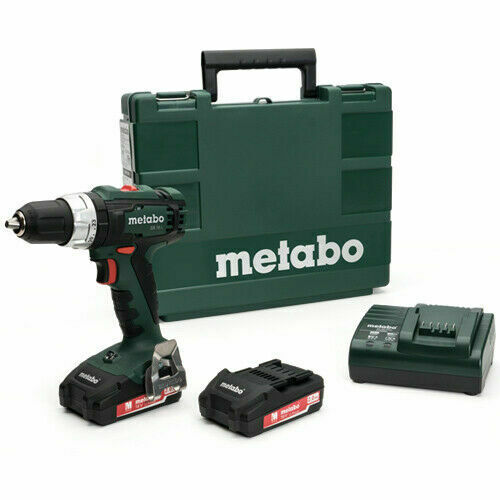 Metabo SB 18 L Combi Drill, 2 x 2.0Ah Batteries & Charger