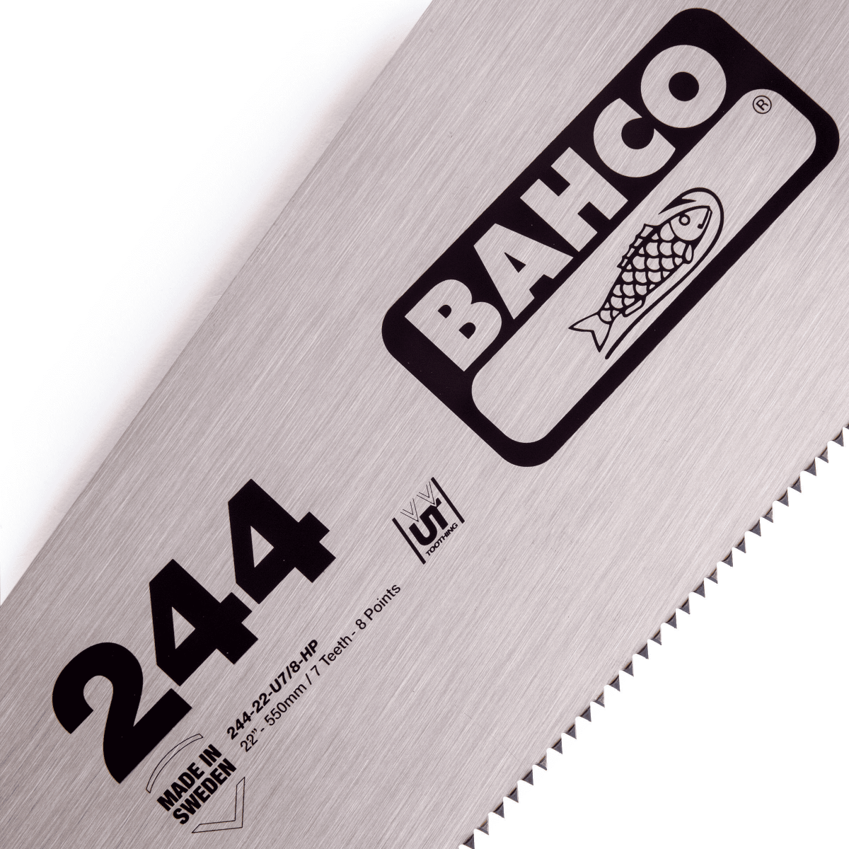 Bahco 244-22-U7/8-HP Hardpoint Handsaw, 22"