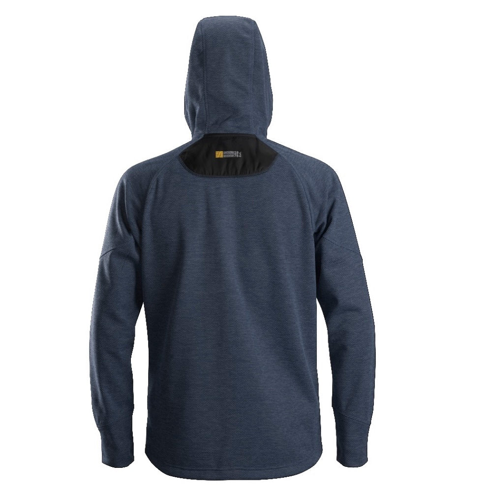 Snickers 8041 FlexiWork Fleece Hoodie, Navy/Black