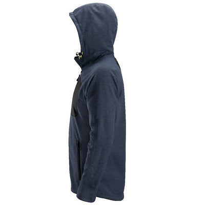 Snickers 8041 FlexiWork Fleece Hoodie, Navy/Black