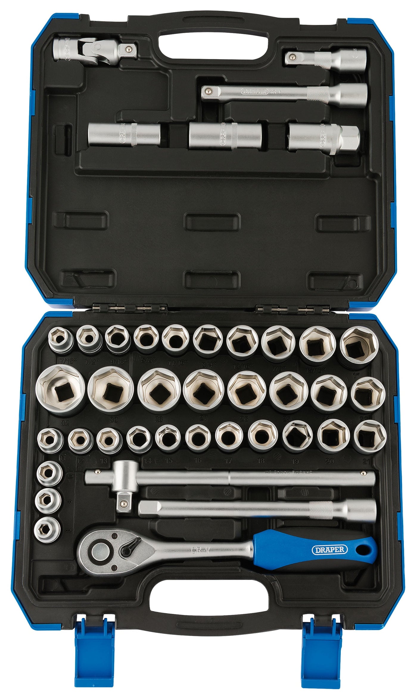 Draper 82136 1/2" 41 Piece Socket Set