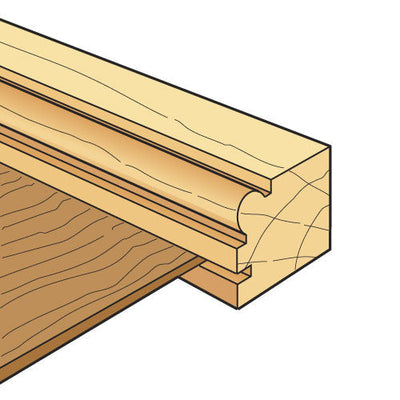 Trend C215X1/4TC B/Guided Corner Bead 7mm Radius