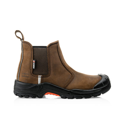 Buckler Boots NKZ101BR Safety Dealer Boot, Brown