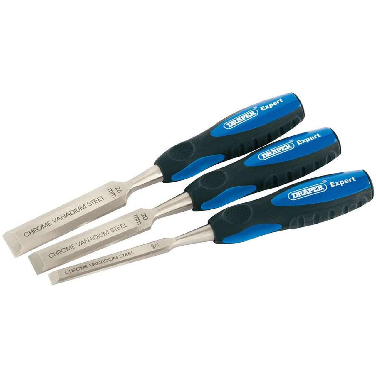Draper 45865 150mm Chisels with Bevel Edges (3 piece)