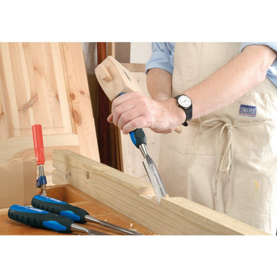 Draper 45865 150mm Chisels with Bevel Edges (3 piece)