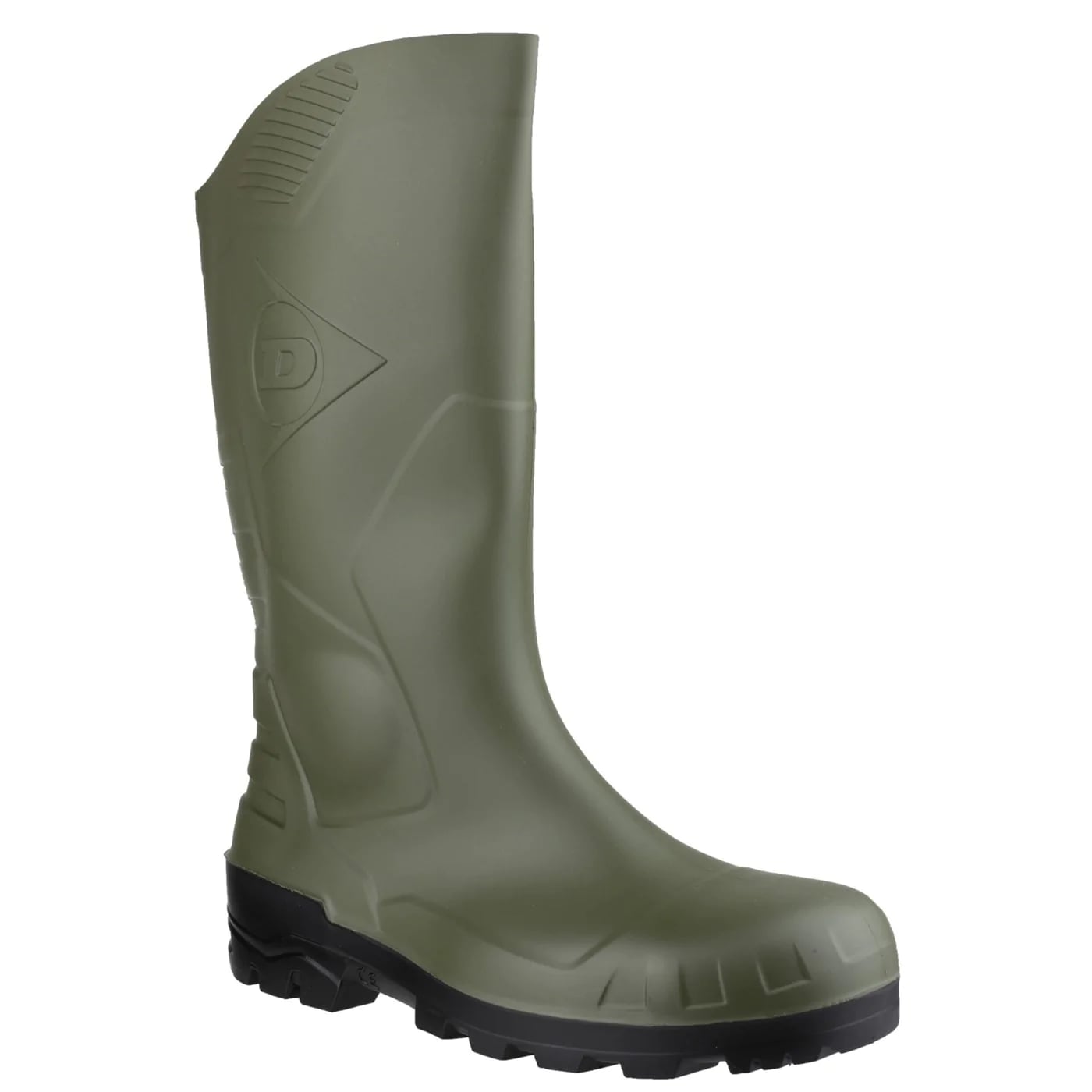 Dunlop Devon Safety Wellington Boot, Green