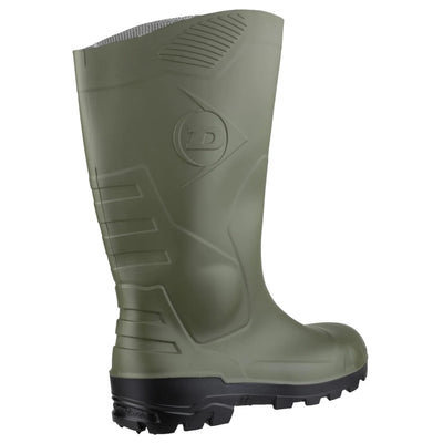 Dunlop Devon Safety Wellington Boot, Green