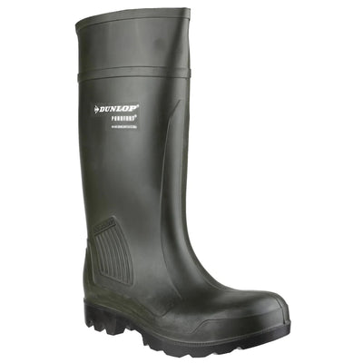 Dunlop Purofort?Professional Full Safety Wellington Boot, Green