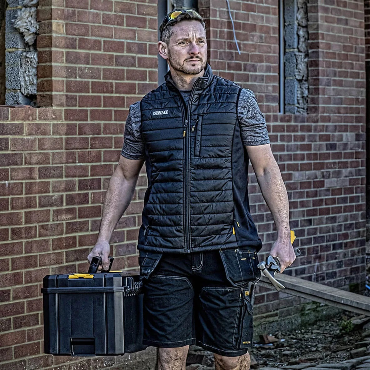 Dewalt Force Gilet, Black/Grey