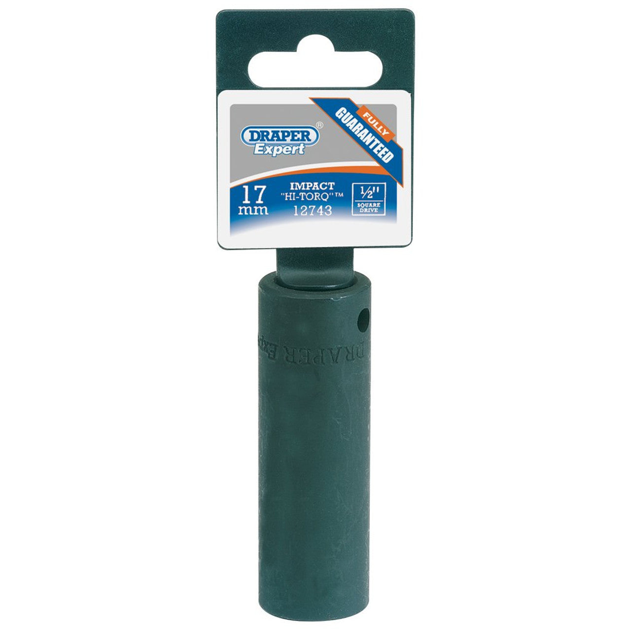 Draper 12743 Deep Impact Socket, 1/2" Sq. Dr., 17mm