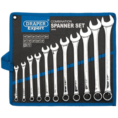 Draper 29546 Imperial Combination Spanner Set (11 Piece)