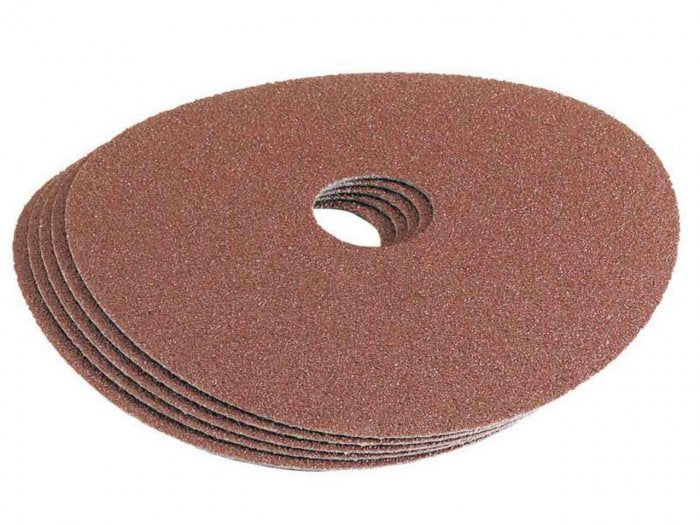 Draper 58610 115mm 36Grit Aluminium Oxide Sanding Disc (Pack of 5)