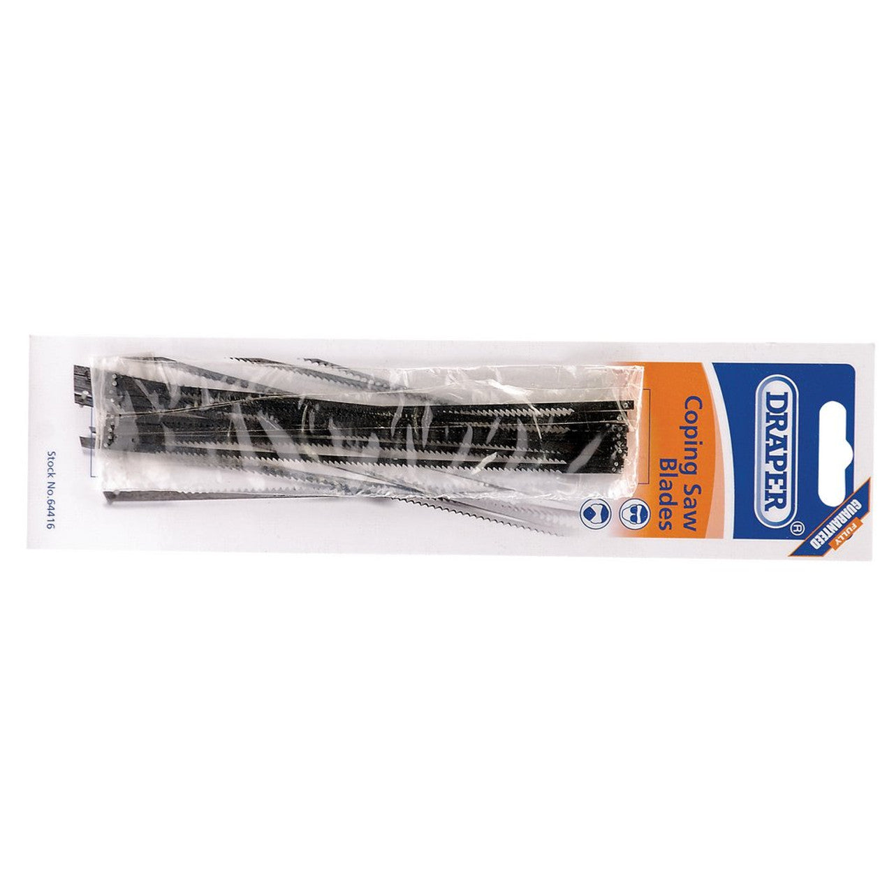 Draper 64416 Coping Saw Blades for 64408 & 18052 Saws, 15tpi (Pack of 10)