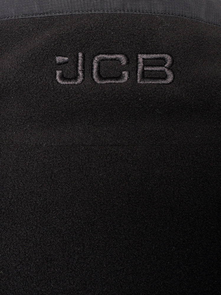 JCB Trade Heavyweight 1/4 Zip Fleece, Black