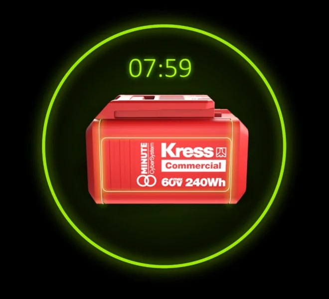 Kress KAC810 Commercial 60V 11 Ah CyberPack Battery