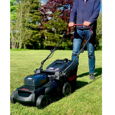 Kress KG745 14" Battery Push mower + 2 x 20V Battery & Charger