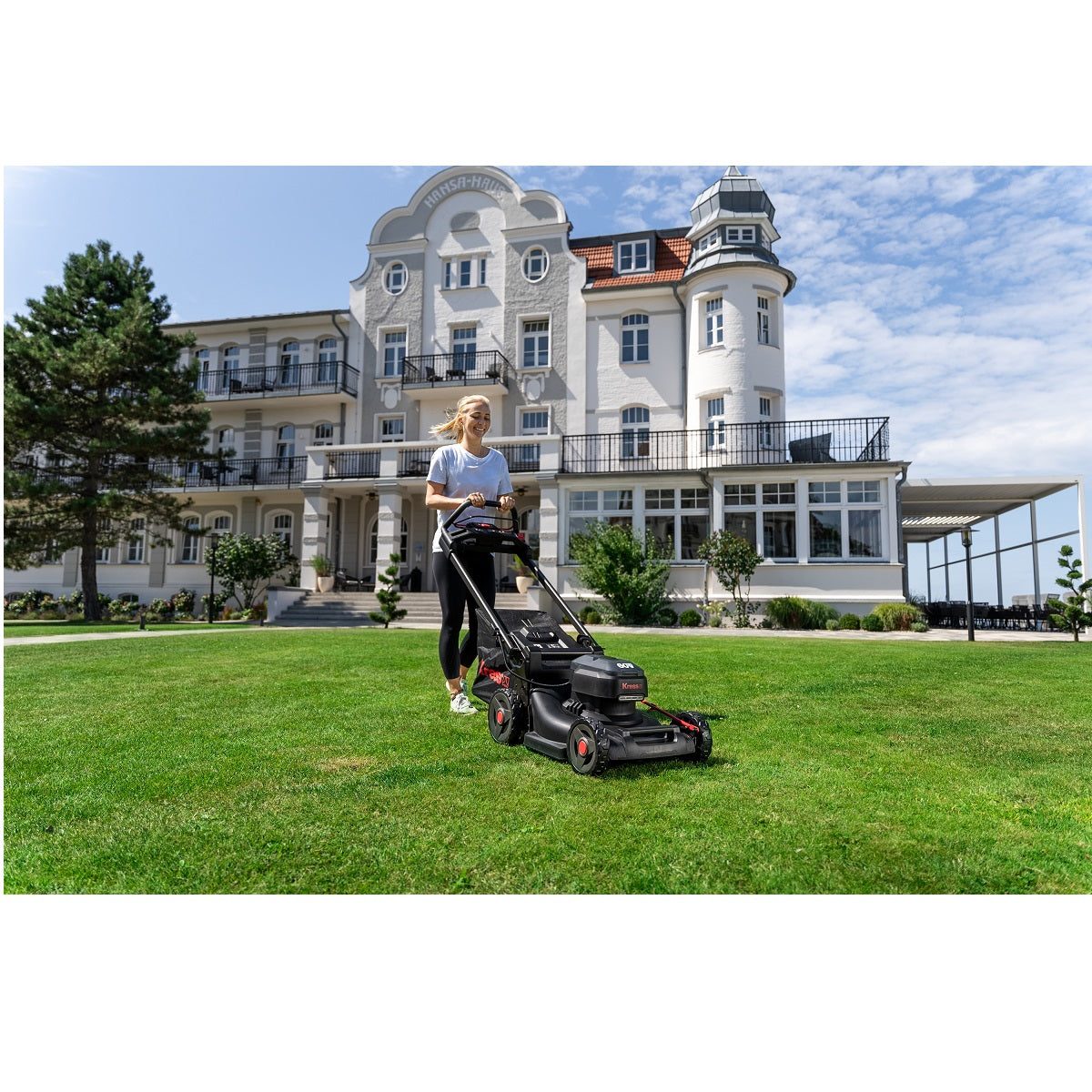 Kress KG756E 60V BL 46cm Push Mower + 4Ah Battery & 5A Charger