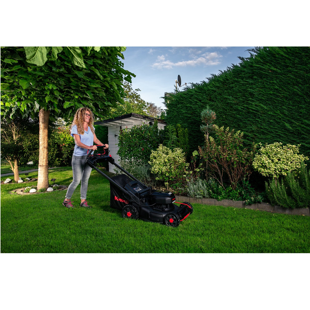 Kress KG760E.9 60V BL 51cm Self-Propelled Mower, Bare