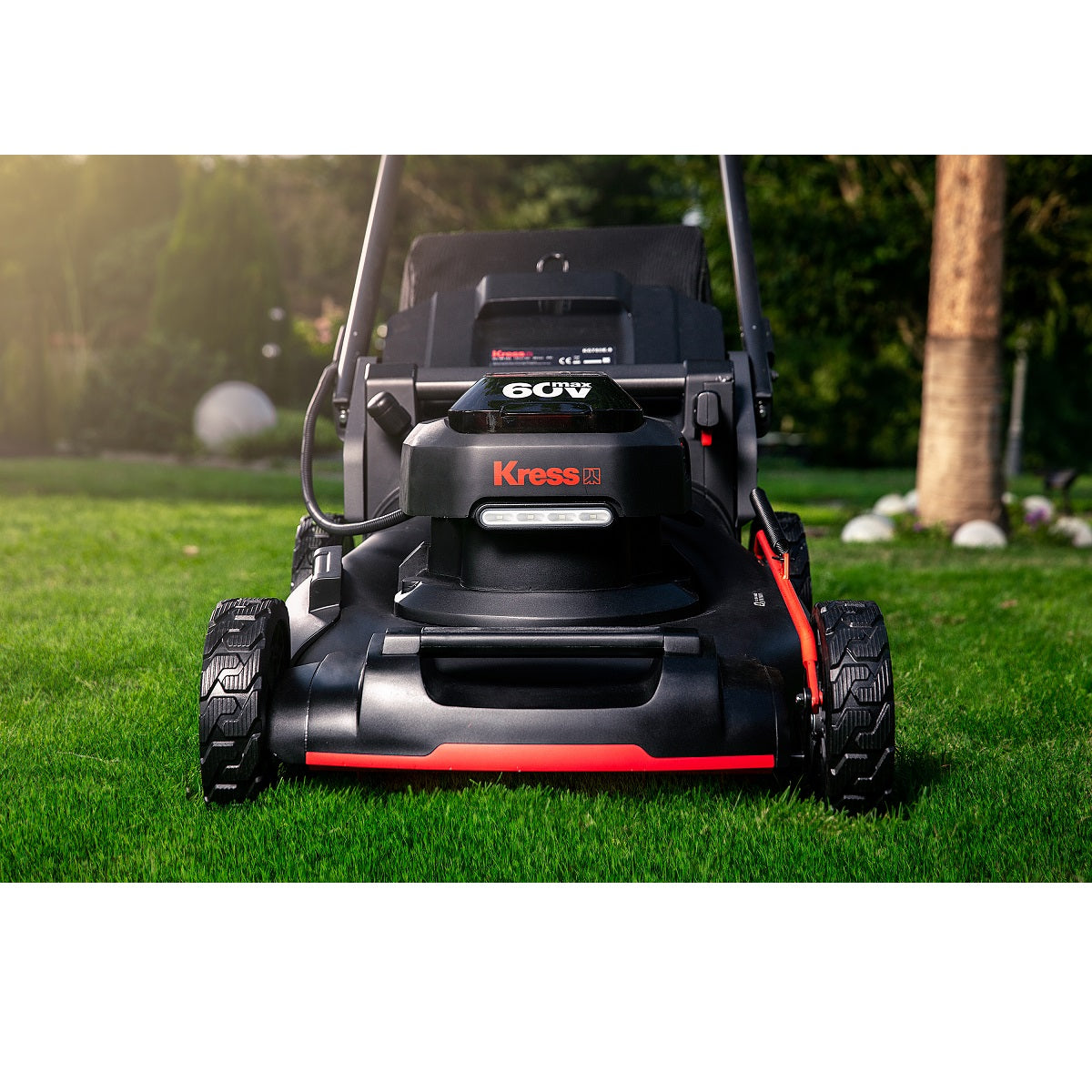 Kress KG760E 60V BL 51cm Self-Propelled Mower + 1x 4Ah Battery 1x 5A Charger