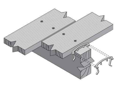 Quiklii DSBK40250 Decklock Decking Spacer 250pk