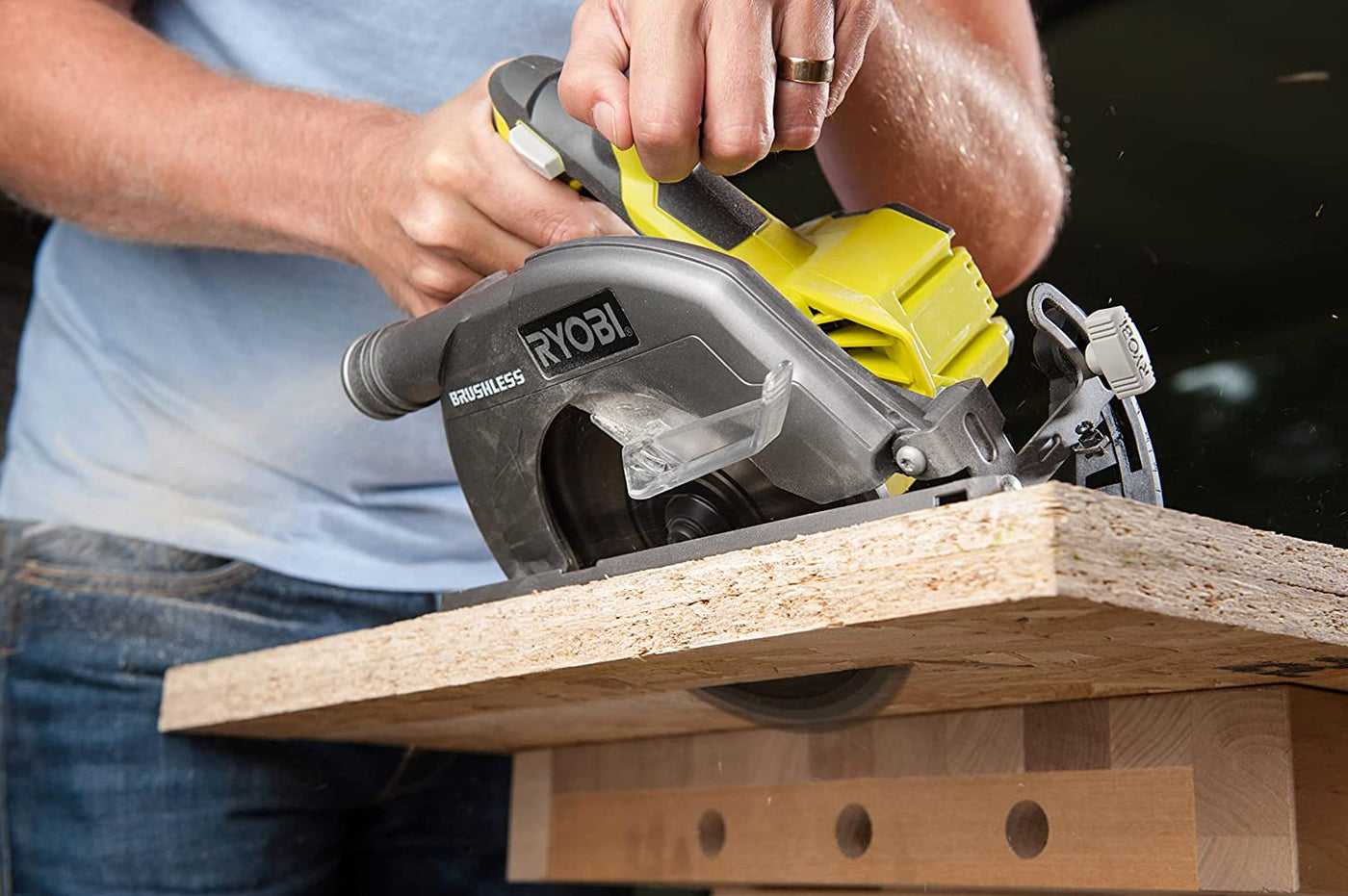 Ryobi R18CS7-0 18V ONE+™ Cordless 184mm Circular Saw (Bare Tool)