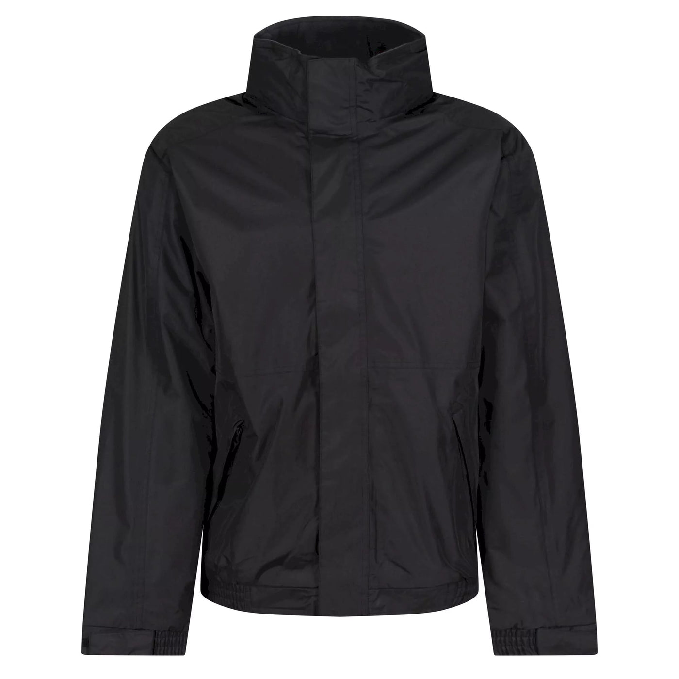 Regatta Dover Fleece Lined Bomber Jacket, Black/Ash