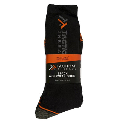 Regatta Tactical Sock 3 Pack, Black