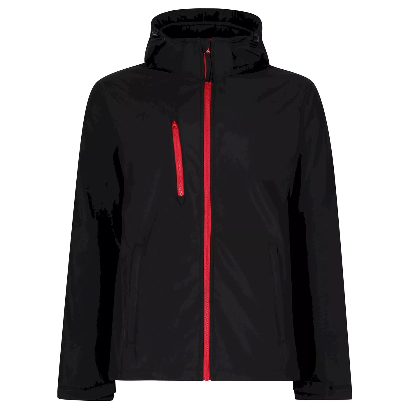 Regatta Venturer 3 Layer Jacket, Black/Classic Red