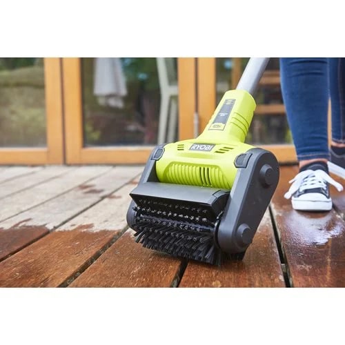 Ryobi RY18PCB-0 18V ONE+ Cordless Patio Cleaner with Scrubbing Brush (Bare Tool)