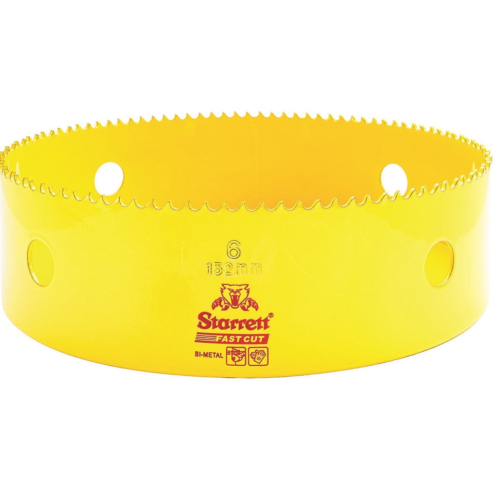 Starrett FCH0600 Fast Cut Bi-Metal Holesaw 152mm (6")