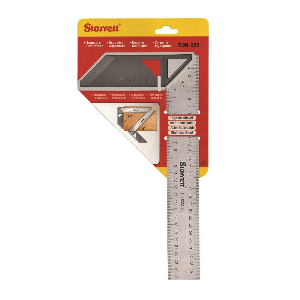 Starrett K53M-250-S Try Square