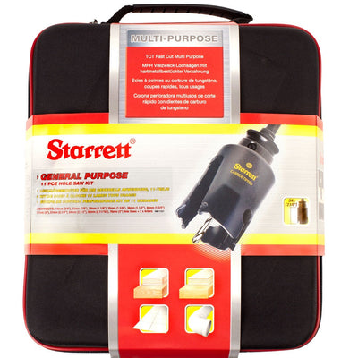 Starrett KMP11021 TCT Multi-Purpose Holesaw Kit