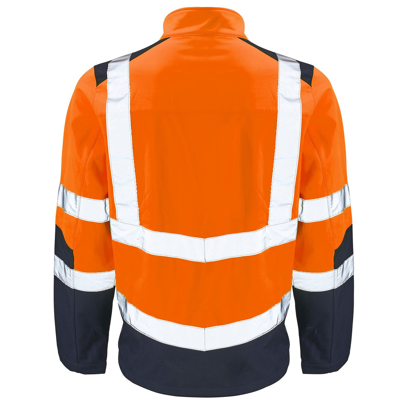 Supertouch Hi-Vis Softshell Jacket, Orange/Navy