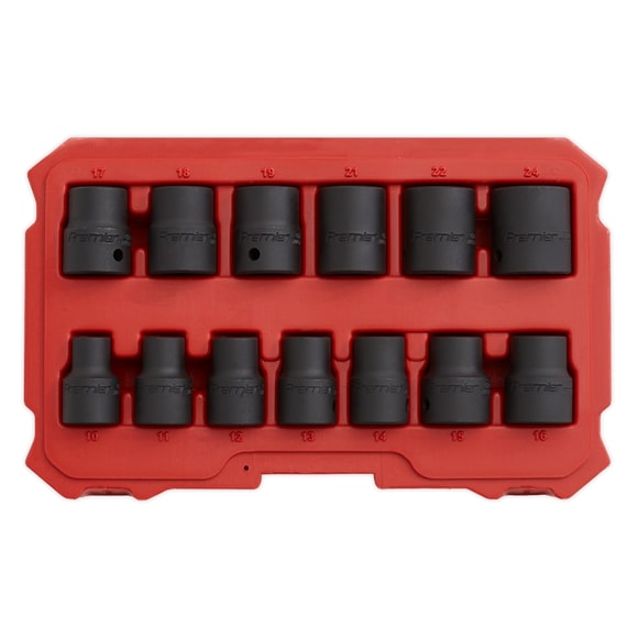 Sealey AK5616M 13 Piece 1/2" Drive Impact Socket Set