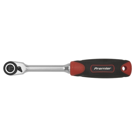 Sealey AK8987 1/4"Sq Drive Compact Head Ratchet Wrench - Platinum Series