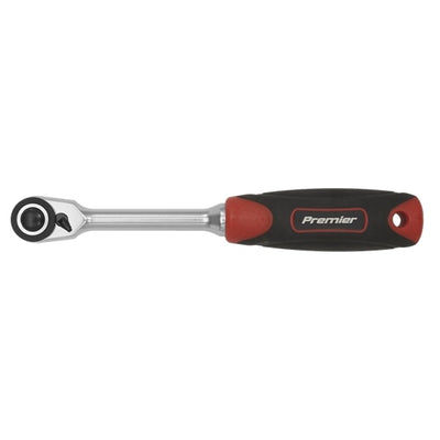 Sealey AK8987 1/4"Sq Drive Compact Head Ratchet Wrench - Platinum Series