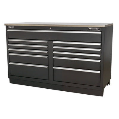 Sealey APMS04 11 Drawer Modular Floor Cabinet - 1550mm