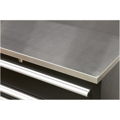 Sealey APMSCOMBO4SS Modular Storage System Combo - Stainless Steel Worktop