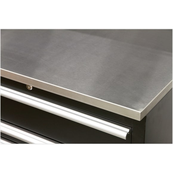 Sealey APMSCOMBO1SS Modular Storage System Combo - Stainless Steel Worktop