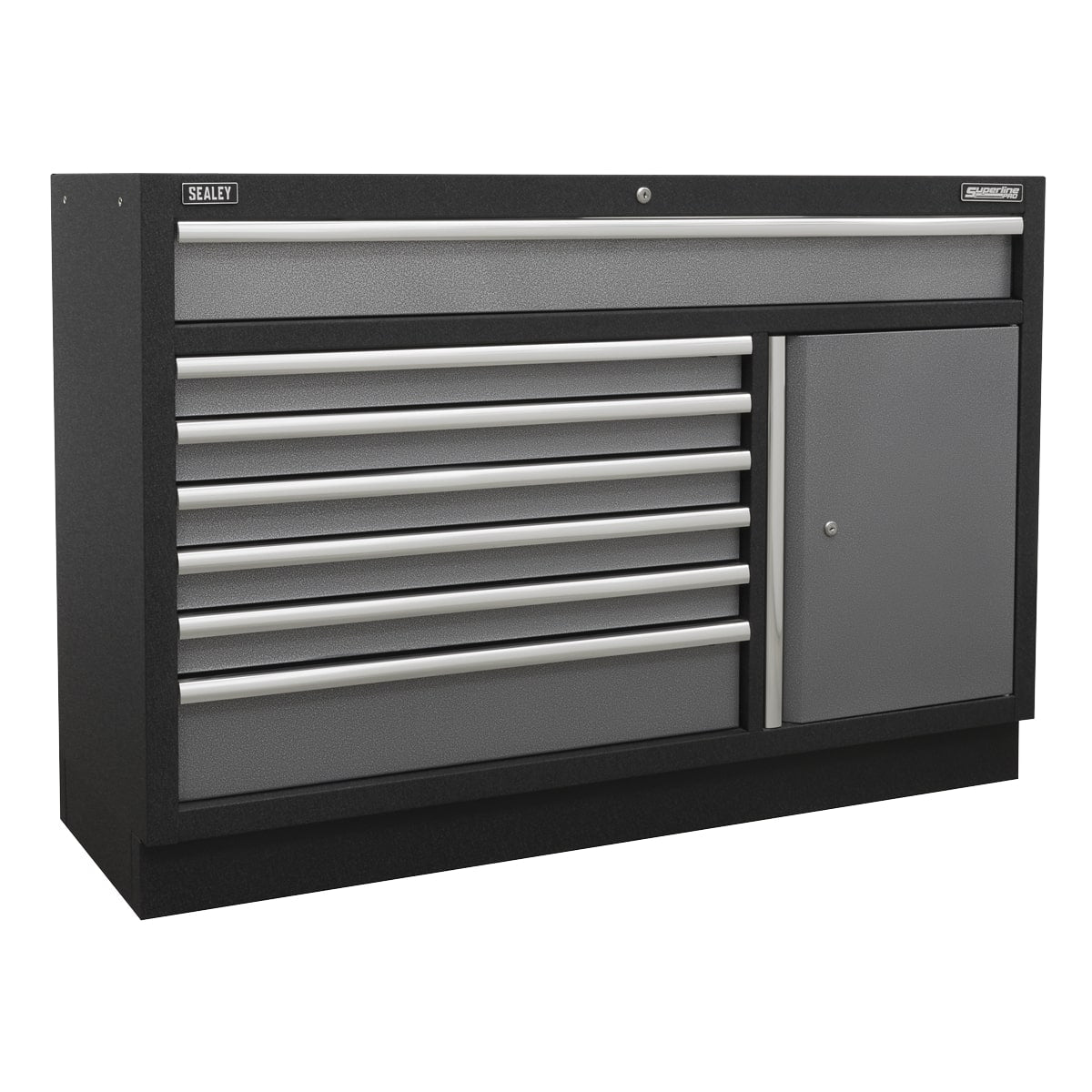 Sealey APMSSTACK09SS Superline Pro 1.96m Storage System - Stainless Steel Worktop