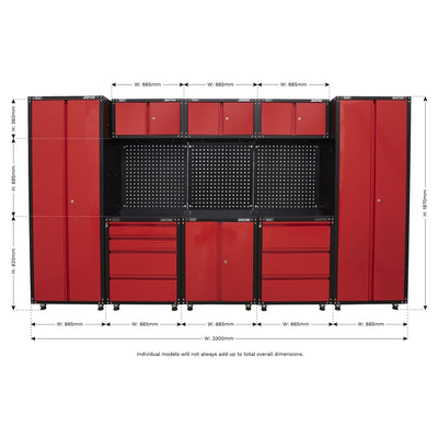 Sealey APMS80COMBO1 Modular Storage System American Pro