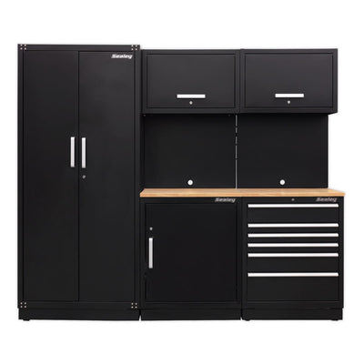 Sealey APMSCOMBO1W Modular Storage System Combo - Oak Worktop